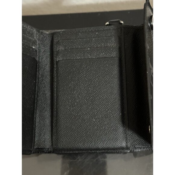 LOUIS VUITTON Tri-fold Monogram Rivet Eclipse Chain compact wallet (K) - Picture 8 of 16